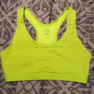 Lime Green Sports Bra